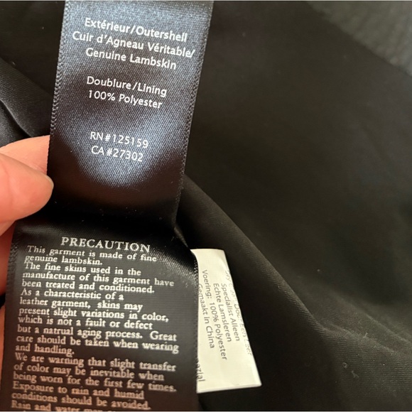 SOLD Aritzia Mackage Black Leather Jacket - Picture 6 of 7